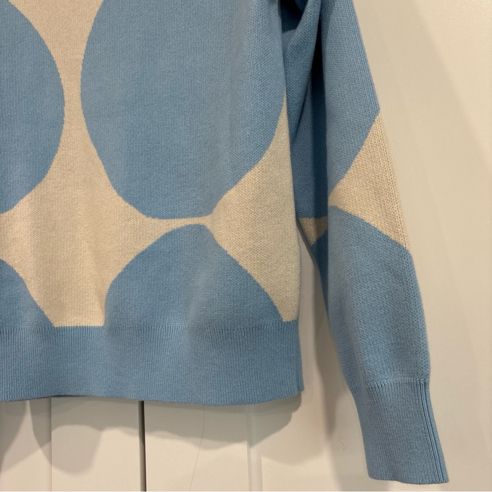 Marimekko Kioski Louhe Kivet Pullover Long Sleeve Sweater Alpaca Cotton Blend - Picture 4 of 10
